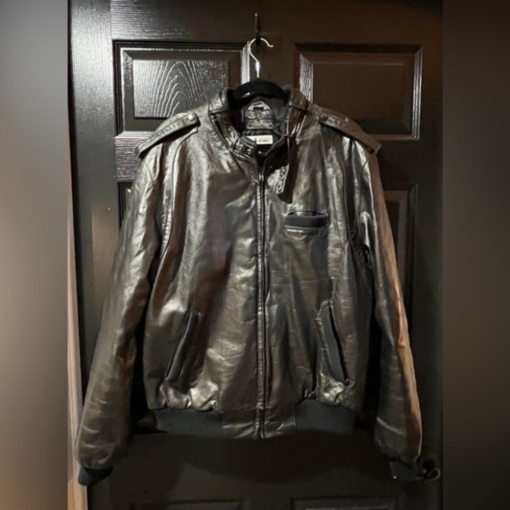 Vintage Members Only Leather Jacket